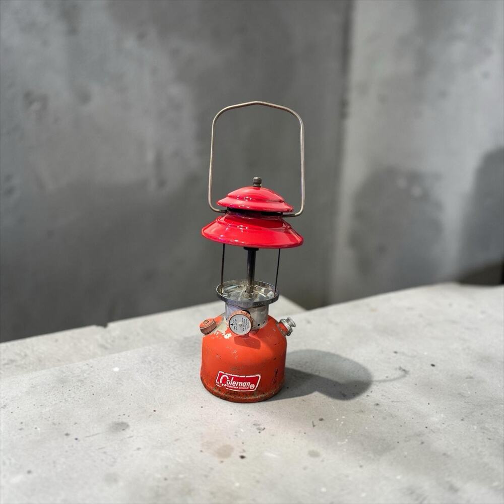 Vintage Coleman 200A Red Camping Lantern – For Parts / Restoration